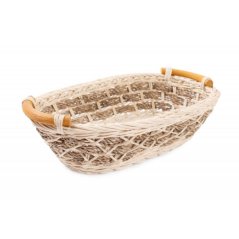 Rattankorb 27x17,5x16 cm oval für Gebäck