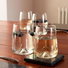Kubek Terra, LAV, szklany, na wodę, 360 ml, 64x100 mm, opakowanie 6 szt.