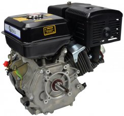 Benzinski četverotaktni motor s unutarnjim izgaranjem, obujam 398 cm3, snaga 9,56 kW, osovina 25 mm, GEKO