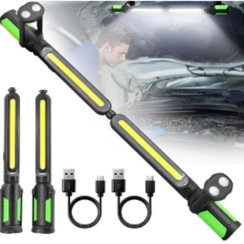 Lampa multifunkčná TANDEM LED SKVELER nabíjateľná sada 2ks