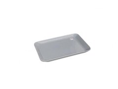 Pladenj UH 19x13cm pravokotnik siv