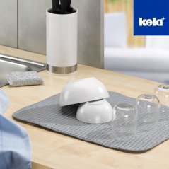 Odkapávací podložka na nádobí RAPIDA 50 x 39 cm tmavě zelená Odkapávací podložka na nádobí RAPIDA 50 x 39 cm tmavě zelená