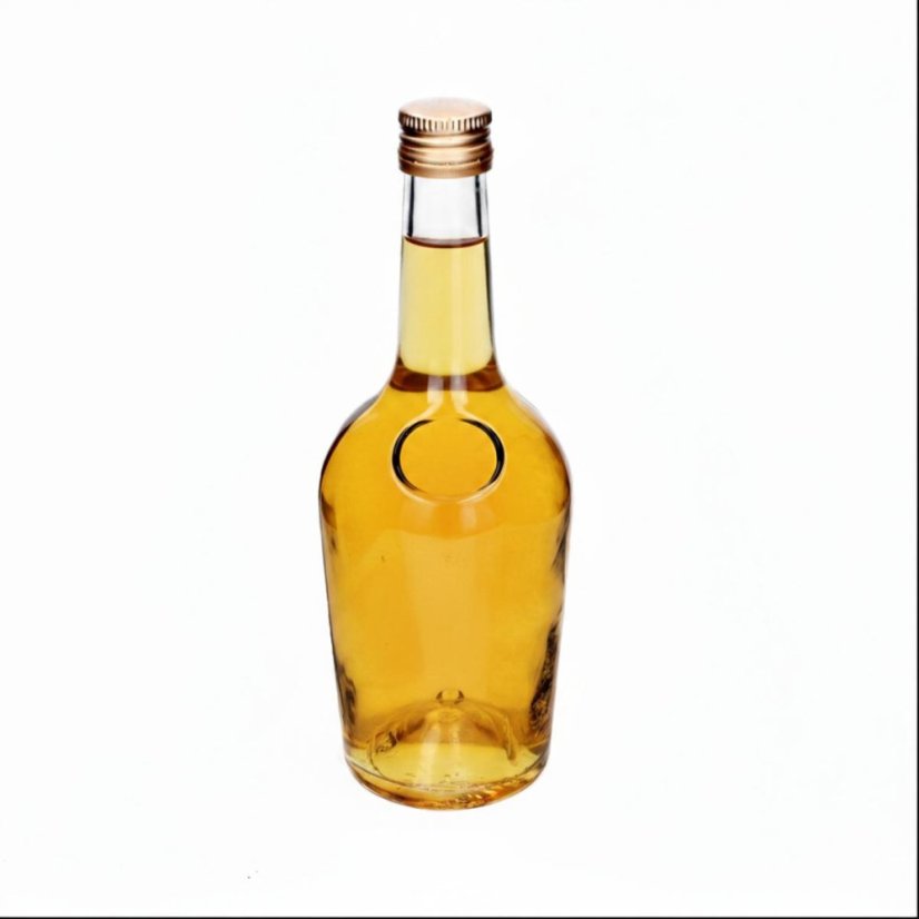 Fľaša na alkohol sklo 500ml GLORIA s uzáverom X