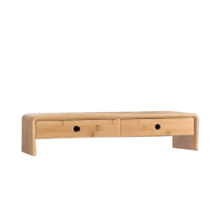 Podstavec pod monitor, bambus, přírodní, ELARO TYP 2