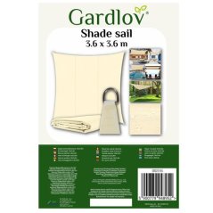 Parasolar vela 3,6x3,6m Gardlov 23165