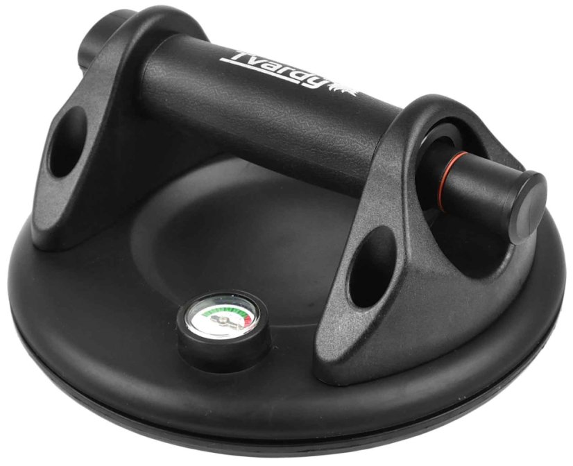 Vakuum-Aluminium-Saugnapf für Glas mit Manometer 1 x 200 mm, Tragkraft 120 kg, HART