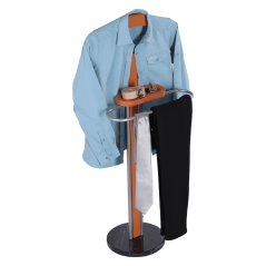 Vješalica za nijemu slugu, bukva/srebro, LUKA