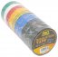 Izolační páska PVC 19 mm x 20 m, 10 barev, cena za 10 ks, XL-TOOLS