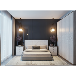 Noćni ormarić, kanjonski bor/sonoma hrast s tartufima, TEINA KOM2S