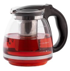 Teekanne MagicHome TP021, 1,5 Liter, Glas/PP/Edelstahl
