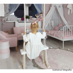 Schaukel für Kinder, weiß/grau, SWING