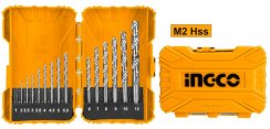 HSS-Metallbohrer, Set 15d, 1-12 mm INGCO KLC