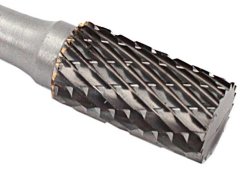 Technischer Zylinderfräser 10 x 20 mm, Länge 60 mm, TYP A, Schaft 6 mm, XL-TOOLS