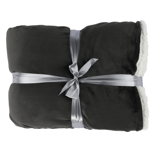 Obojstranná deka, sivá, 200x220, ANKEA TYP 3