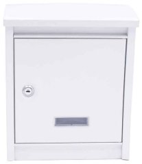 Briefkasten DALMATIA weiß 25x32x8-12cm, XL-TOOLS