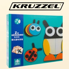Lesena sestavljanka - Kruzzel 22426 puzzle