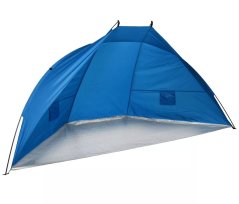 Cort de plajă pliabil UV50+ 270x120x120 albastru