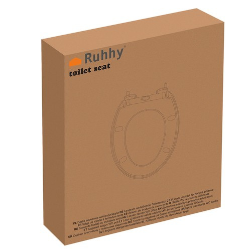 Ruhhy 24547 WC daska sa sporim zatvaranjem