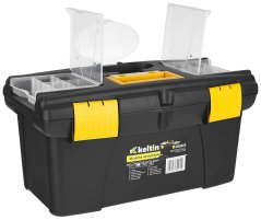 Cutie de scule din plastic cu organizatoare de 19", GEKO