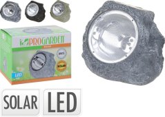 Lampa solárna kameň 4 LED