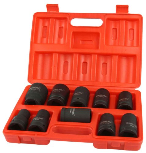 Set capete de impact 6HRAN 1&quot; 17-41 mm, 10 piese, MAR-POL