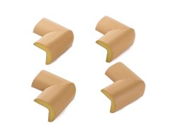 Nábytkový rohový povrch pre nábytkové kanady bronzové nálepky x4