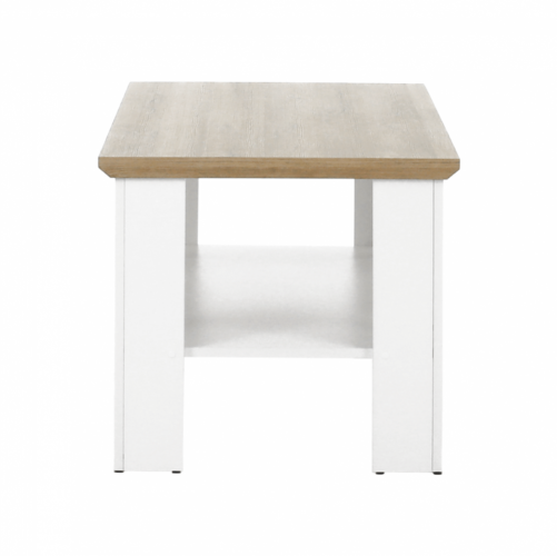 Konferencijski stol MZ17, bijela/grand hrast, LEON