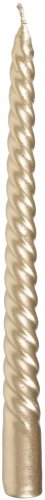 Božična sveča MagicHome, 25 cm, pak. 2 kom, šampanjec, spirala