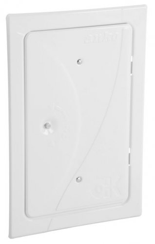 Drzwi Anko C2.2G 160x280 mm, komin, biały, rewizja