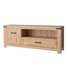 Stół RTV 1D1S/160, dąb wotan, MORATIZ