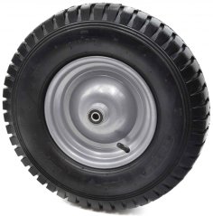 Kotač na napuhavanje sa ležajevima, rupa 12 mm, promjer 40,5 cm, širina 9,5 cm, sa osovinom, GEKO