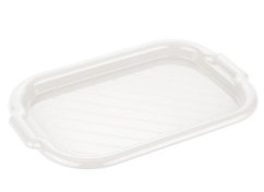 Tablett UH 40X27,5CM oval weiß „Vassoi“ TONTARELLI