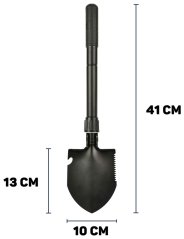 Összecsukható lapát 41cm 100x45 mm, GEKO
