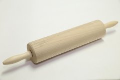 Valček na cesto drevený celková dĺžka 44 cm, priemer 6 cm