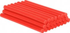 Strend Pro GS-201C palica, 100x07 mm, rdeča, pak. 24 kosov, taljivi