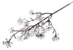 Twig MagicHome Christmas, Sedum.Silver, silver, 14x30 cm, pak. 3 kom