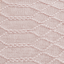 TEMPO-KONDELA SULIA TIP 2, pletena odeja z resicami, svetlo roza, 150x200 cm