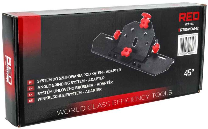 Priprava za kotni brusilnik 115 in 125 mm za rezanje materialov pod kotom 45°, POWERMAT