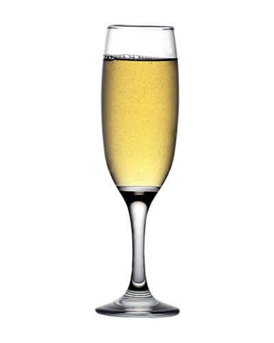 Kozarec za šampanjec 220 ml EMPIRE prozoren kozarec, 6 kos