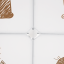 Detská modulárna skriňa, biela/hnedý detský vzor, KITARO