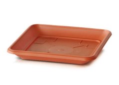 Schale unter dem Blumentopf 41 UH 41x41cm, quadratisch, Terrakotta TERRA KLC (akce)
