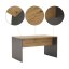 Radni stol, grafit/hrast artisan, RIOMA NEW TIP 16