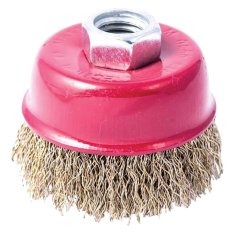 Csészekefe 65 mm x M14x2 FeMs 0,3mm, XL-TOOLS
