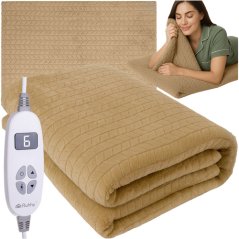 Elektrická deka 180x130cm béžová Ruhhy 26224