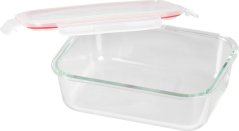 MagicHome Glas, rechteckig, 1500 ml, mit Deckel, Clip (akce)