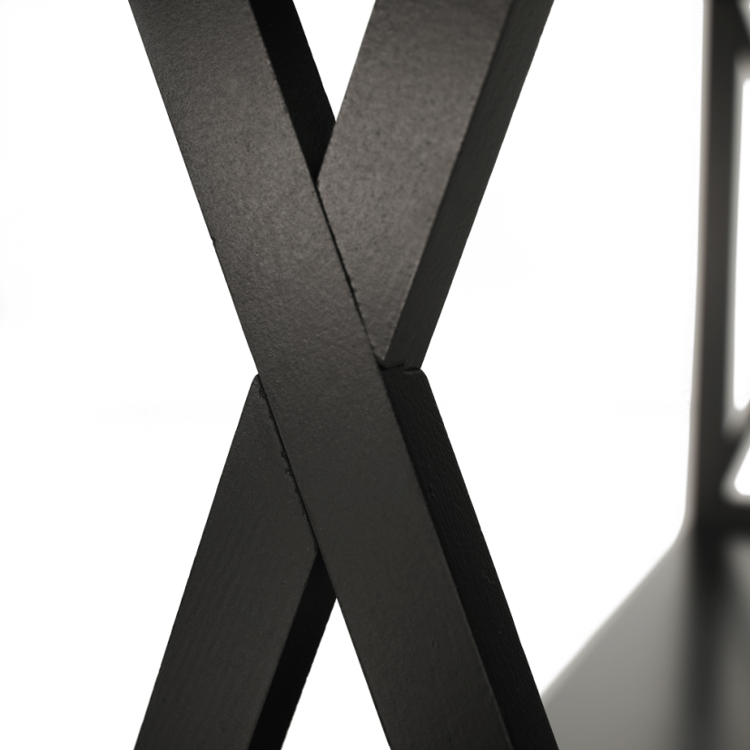 Konsolentisch, schwarz, APOLOS (akce)