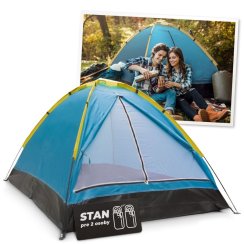 Strend Pro sátor, turista, 2 személyes, zöld, 205x150x100 cm