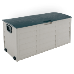 Vrtna kutija za odlaganje, sivo/zelena, KORTEZ