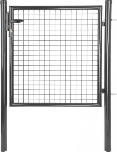 Gate Strend Pro METALTEC ECO 2, 1000/1800/50x50 mm, cadru rotund, antracit, o singura frunta, gradina, ZN+PVC, RAL7016