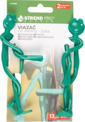 Strend Pro vezivo, za rastline, žaba, 13,5 cm. plastika, pak. 2 kos